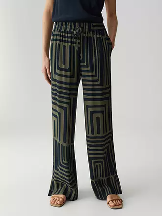 OPUS PANTS | Pantalon Marlene MALOTTA ABSTRACT | olive